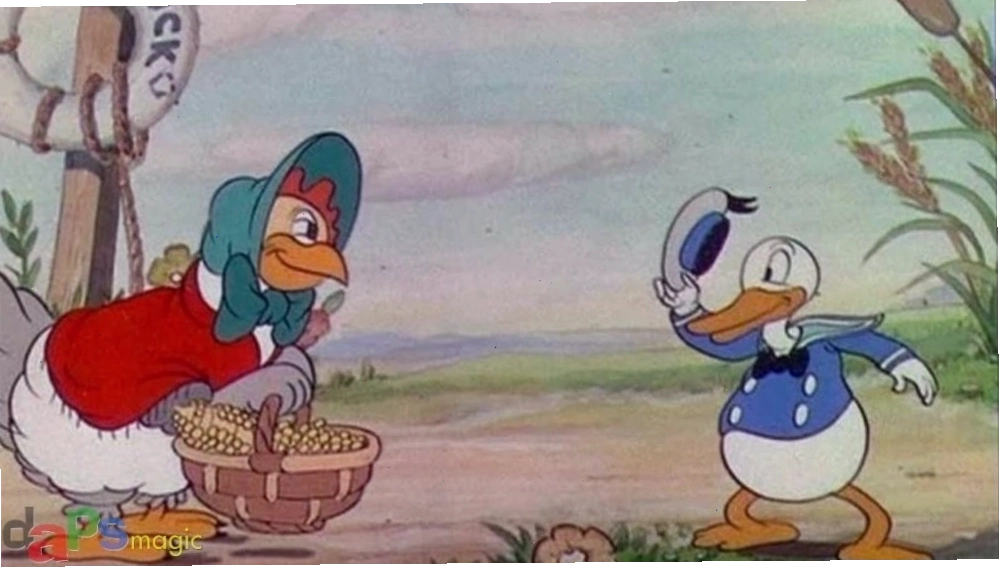 Vịt Donald, nhân vật hoạt hình kinh điển với trang phục thủy thủ