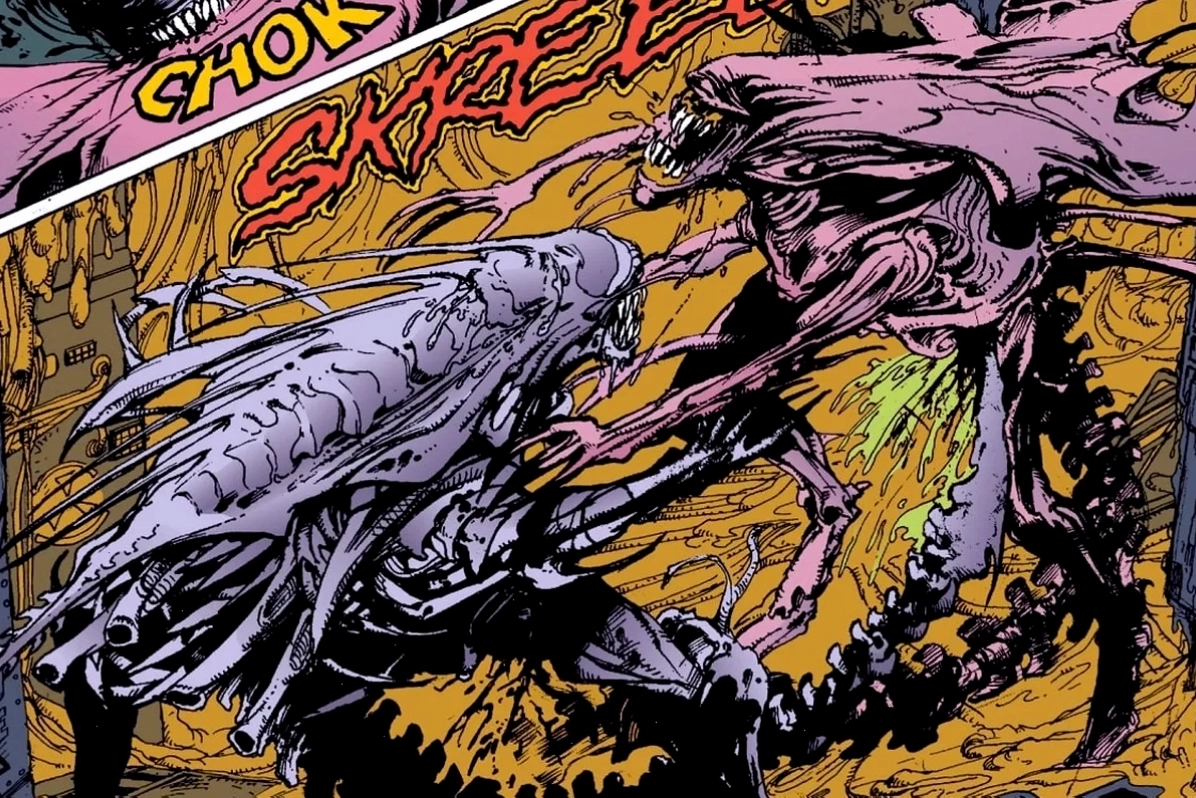 Xenomorph King chiến đấu với Xenomorph Queen